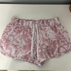 RX pink tie dye shorts